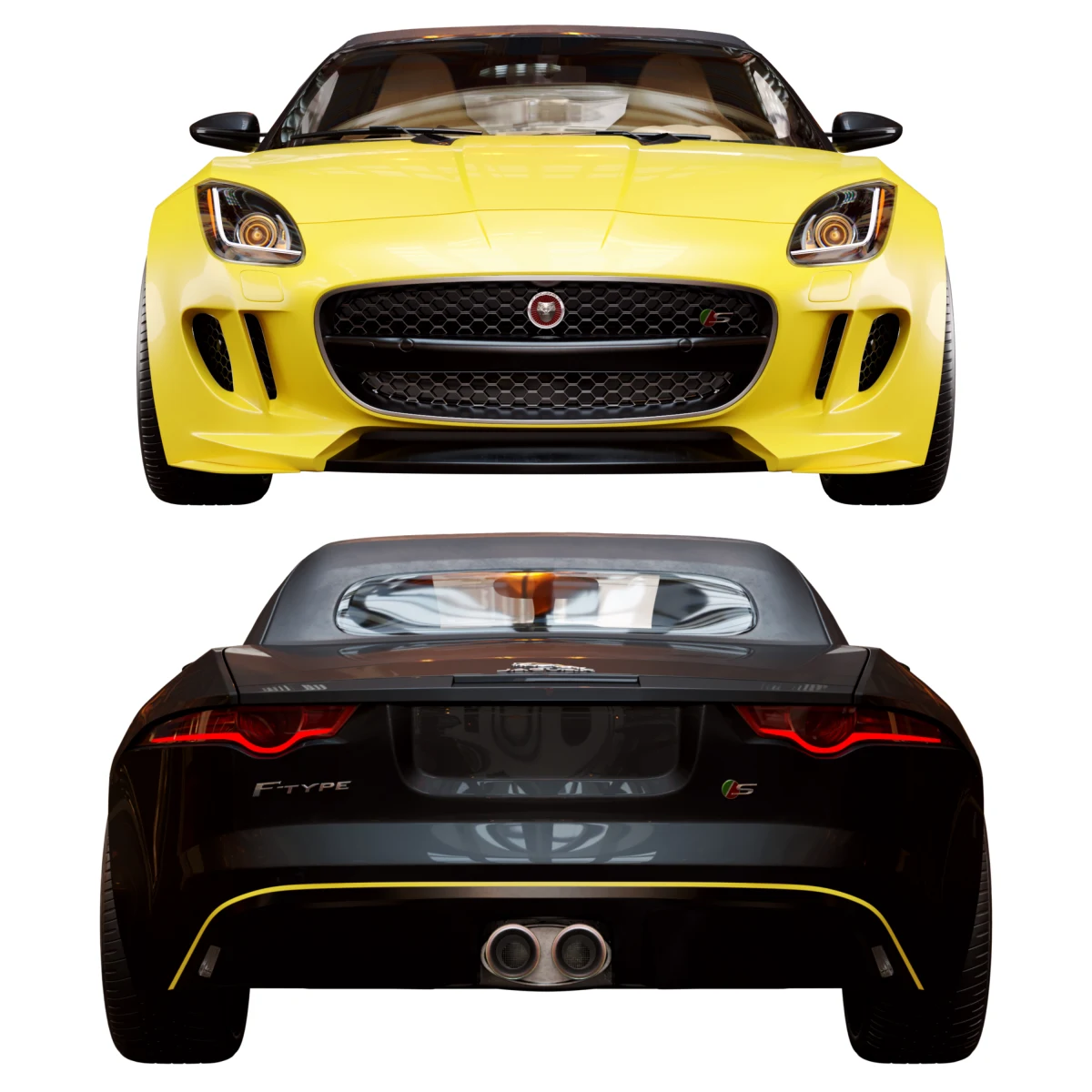 Modelo 3D STL - Jaguar F TYPE Convertable 2015 — foto 7
